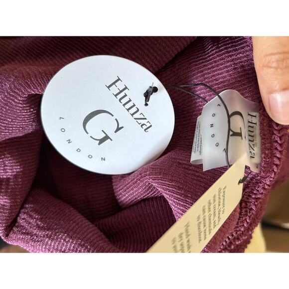 Hunza G Polly Swimsuit - Metallic Grape - Picture 4 of 4